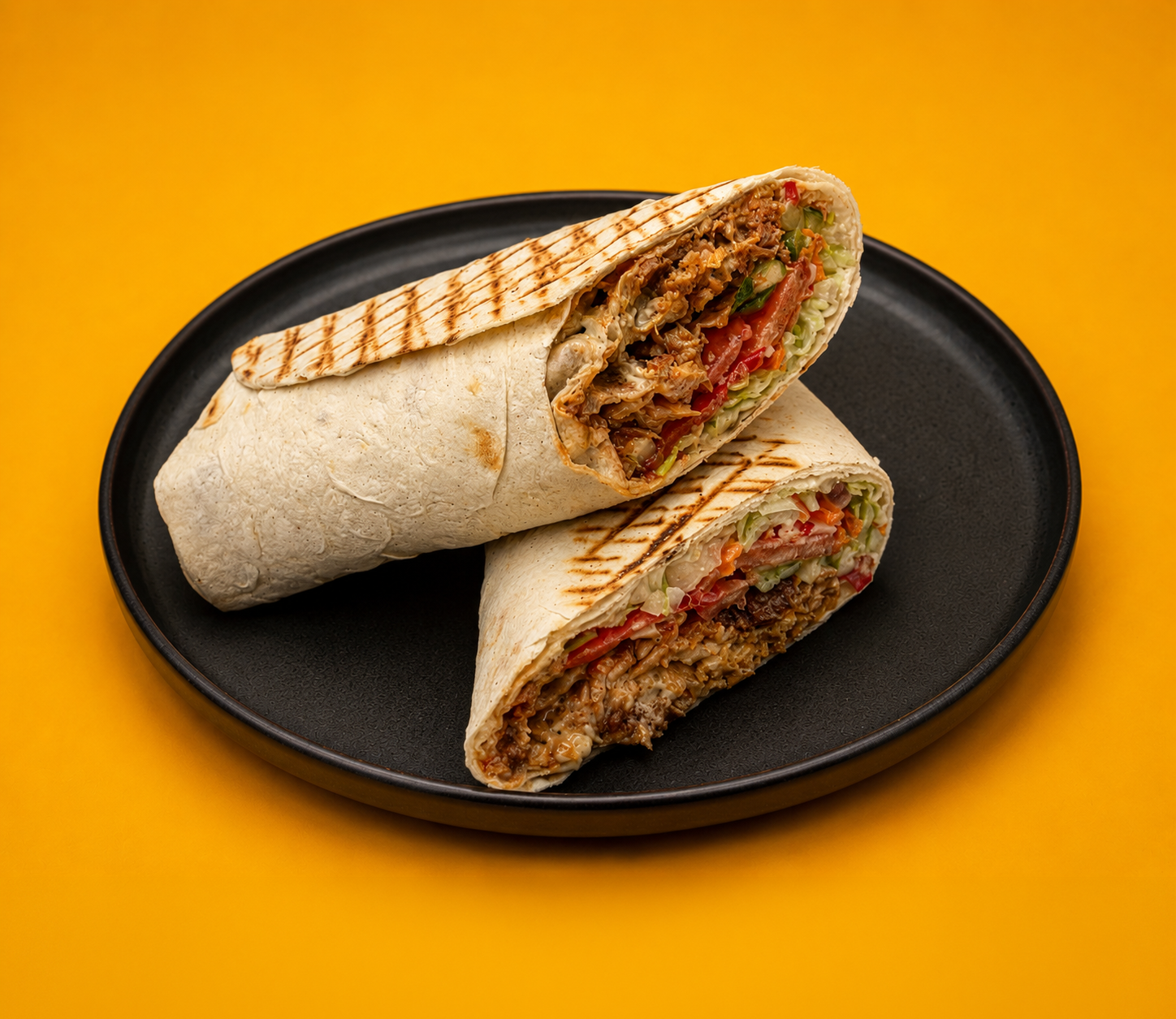 Chicken shawarma wrap